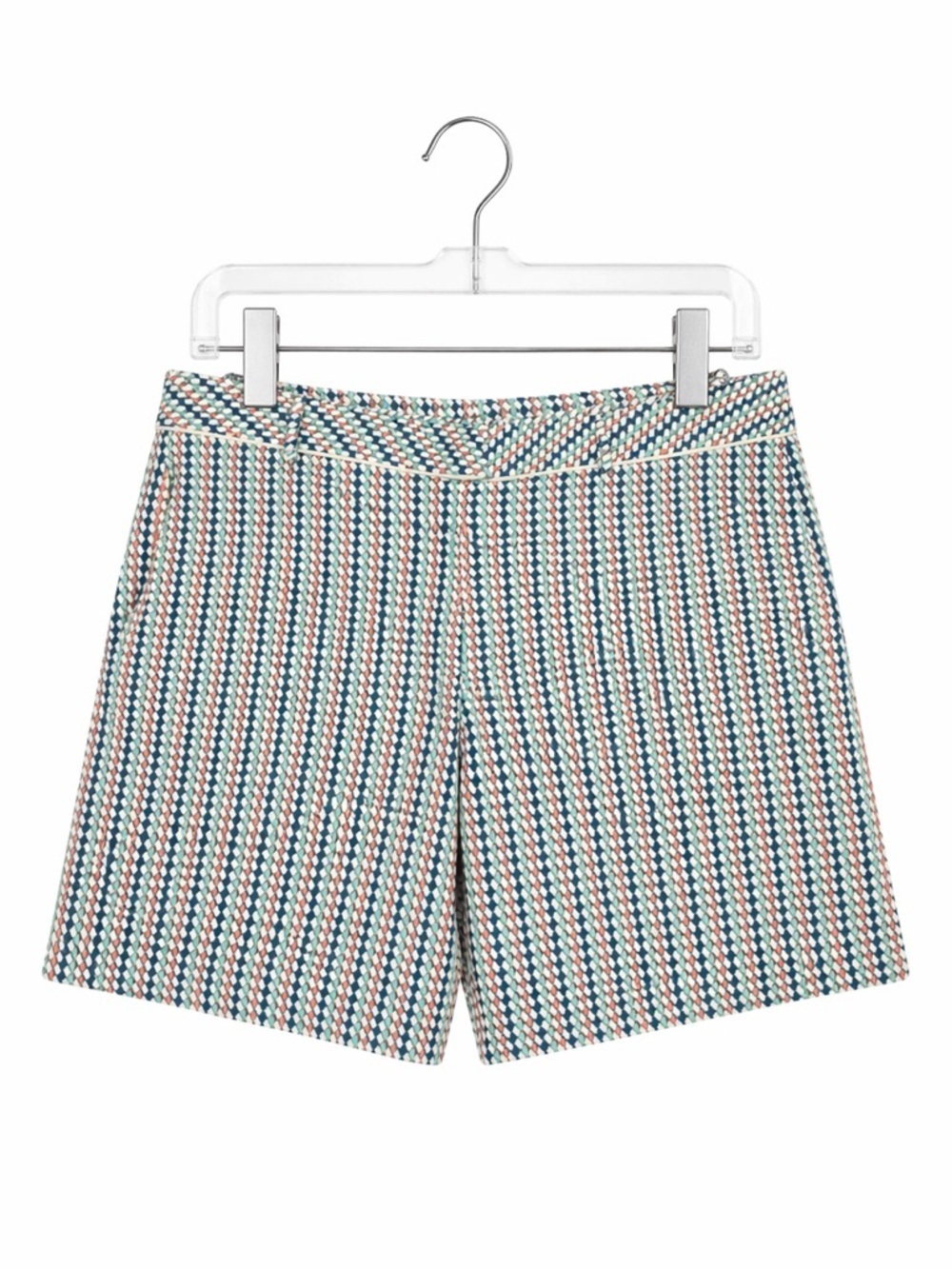 Lady Hagen Ocean Club Golf Shorts Women’s 12 Blue Reef 7” Inseam Stretch